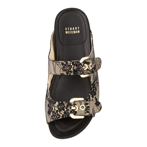 Stuart Weitzman
Freely Lace Buckled Sandal, Black - Picture 1 of 9